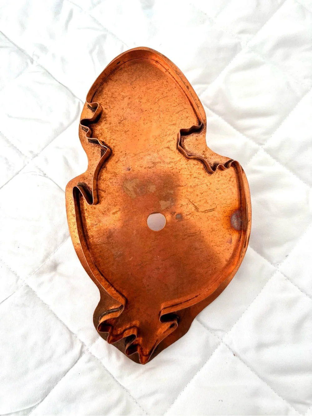 Martha Stewart Vintage Chick Cookie Cutter with Copper Finish